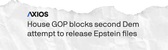 Headline: House GOP blocks second Dem attempt to release Epstein files
